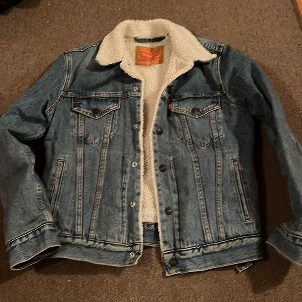 Women’s Levi’s Sherpa denim jacket
